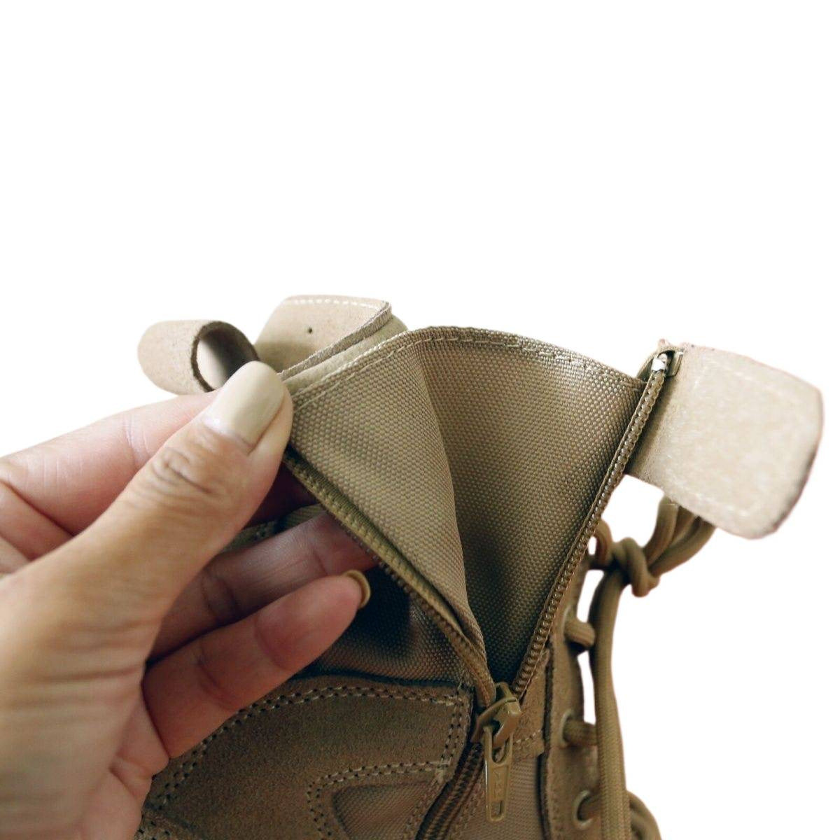 Men's Cowhide Combat Training Outdoor Hiking Waterproof Summer Breathable Wearable Desert Men's Leather Boots