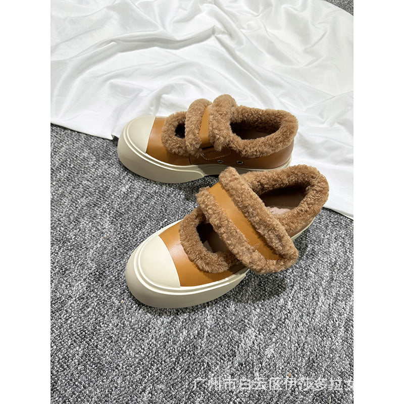Women's Upgraded Autumn Ugly Cute Big Head Mary Jane Women's Fashion Shoes