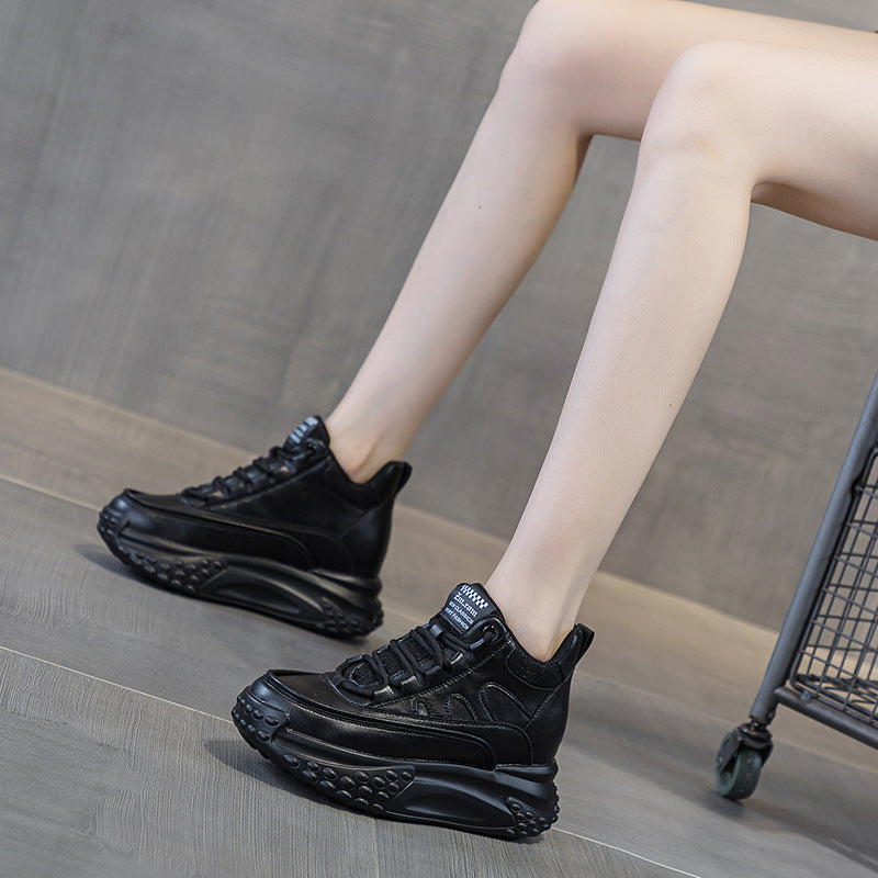Women's Fashionable Versatile Dad Platform Muffin Height Women's Casual Shoes