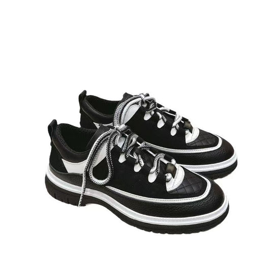 Women's High Version Classic Style Early Spring Rhombus Color Matching Authentic Women's Sports Shoes