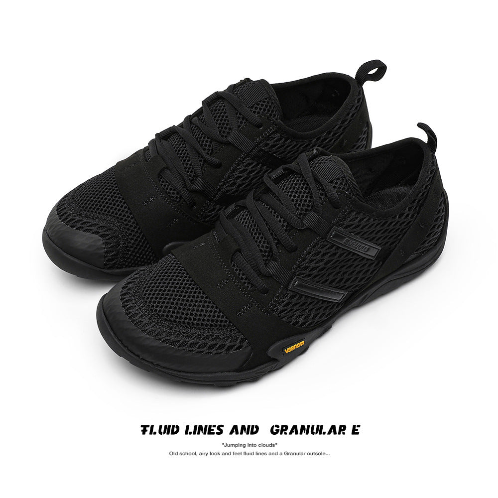 Unisex Liquid Sier Summer Couple Breathable Casual Shoes