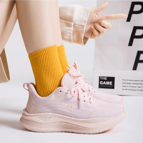 Women's Mesh Spring Soft Bottom Lightweight Shock Sports Casual Shoes