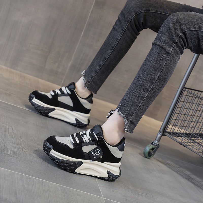 Women's Dad Korean Fashion Trendy Platform Women's Sports Shoes
