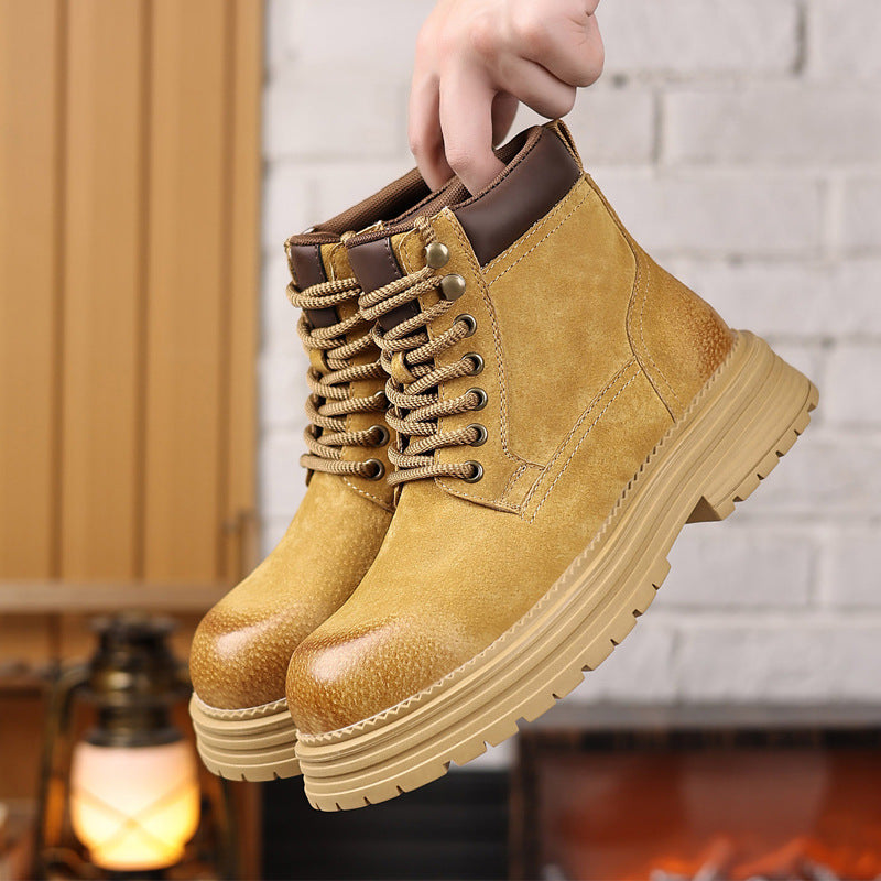 Men's Desert Autumn Worker British Style Outdoor Men's Martin Boots