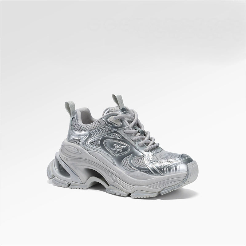 White Deer Spring Independent Planet Thick Bottom Women's Sports Shoes