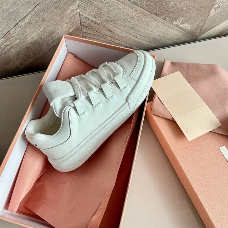 Women's Platform White Hight Increasing Board Leisure Women's Shoes