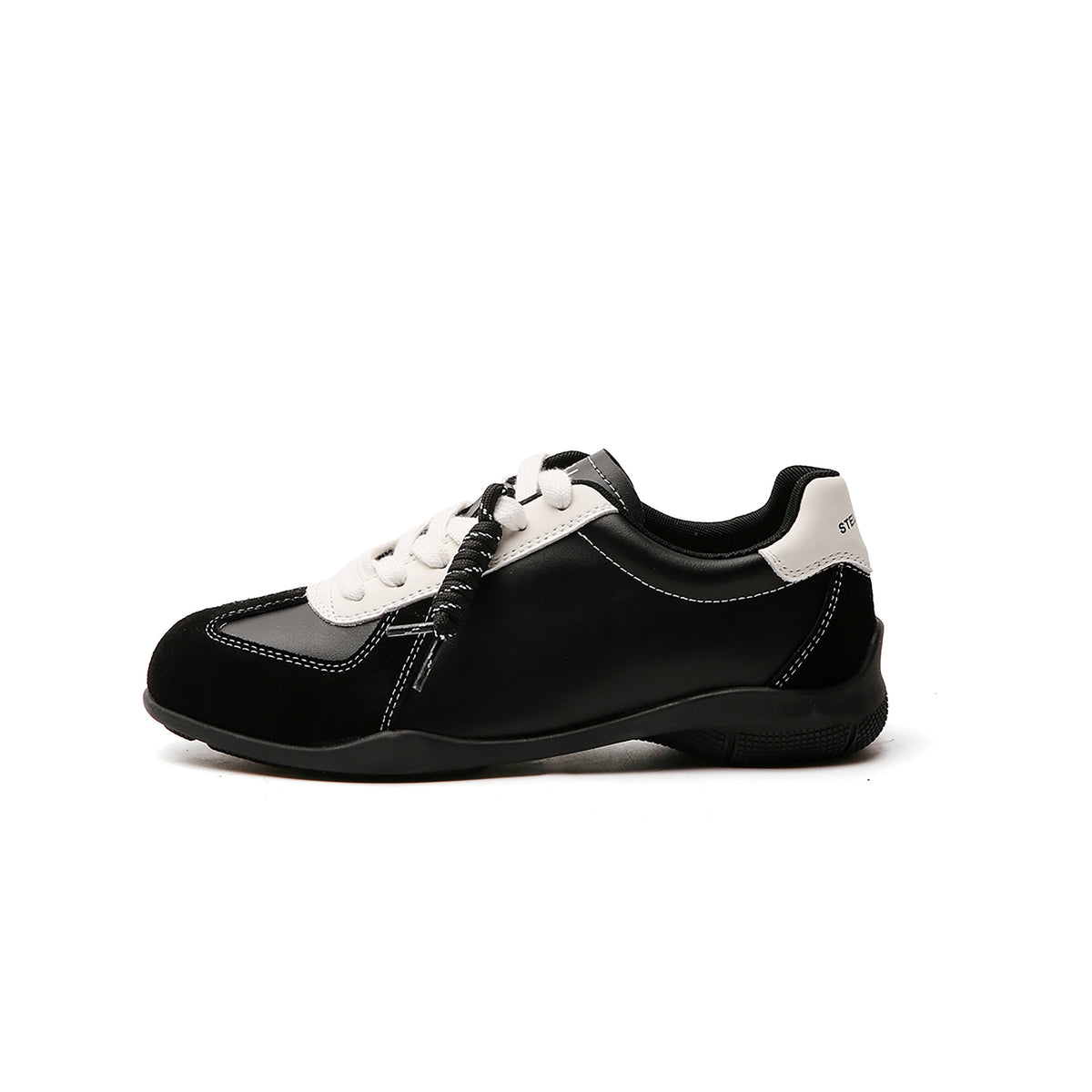 Women's Height Increasing Insole Genuine Lace Color Block Moral Training Autumn Women's Sports Shoes