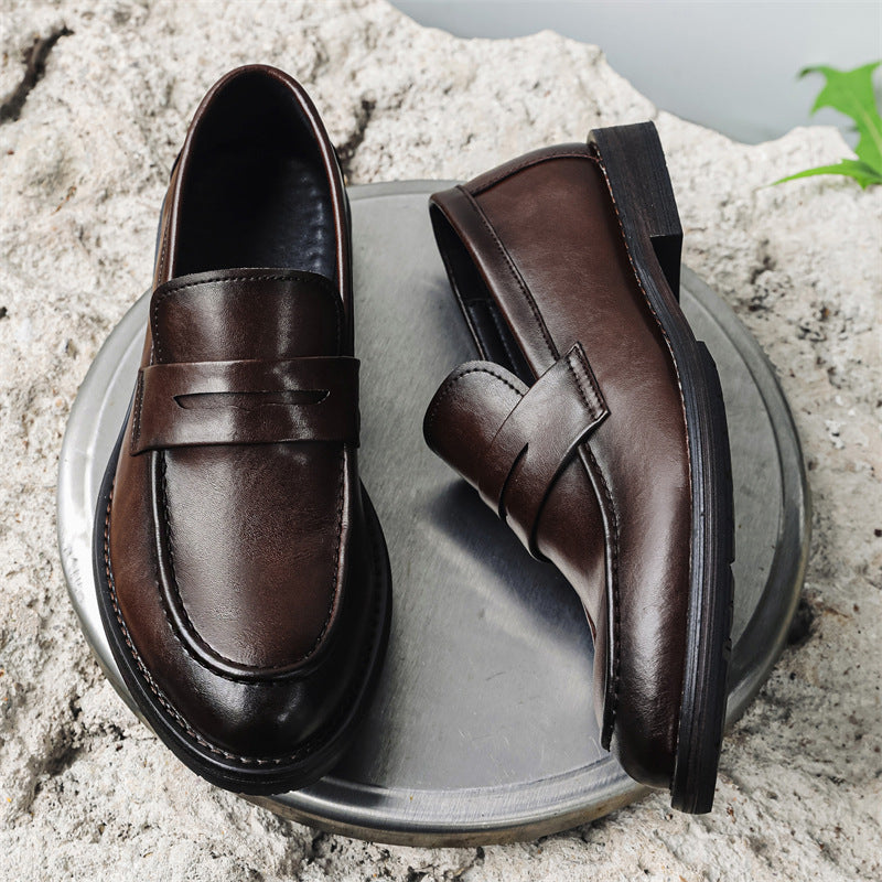 Men's Summer Retro Tassel Fashion Slip-on Pointed Small Men's Shoes