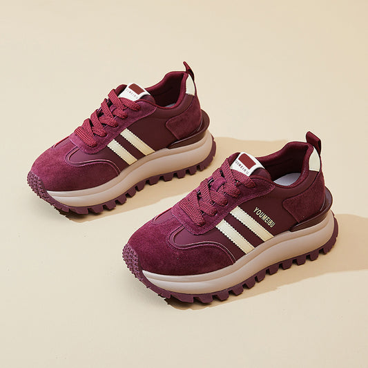 Women's Dad Autumn Korean Style Trendy Wild Thick Casual Shoes