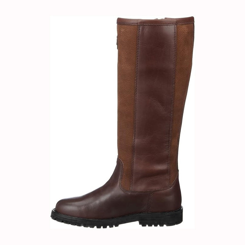 Men's Sun Retro Outdoor Knight Large Size Men's Leather Boots