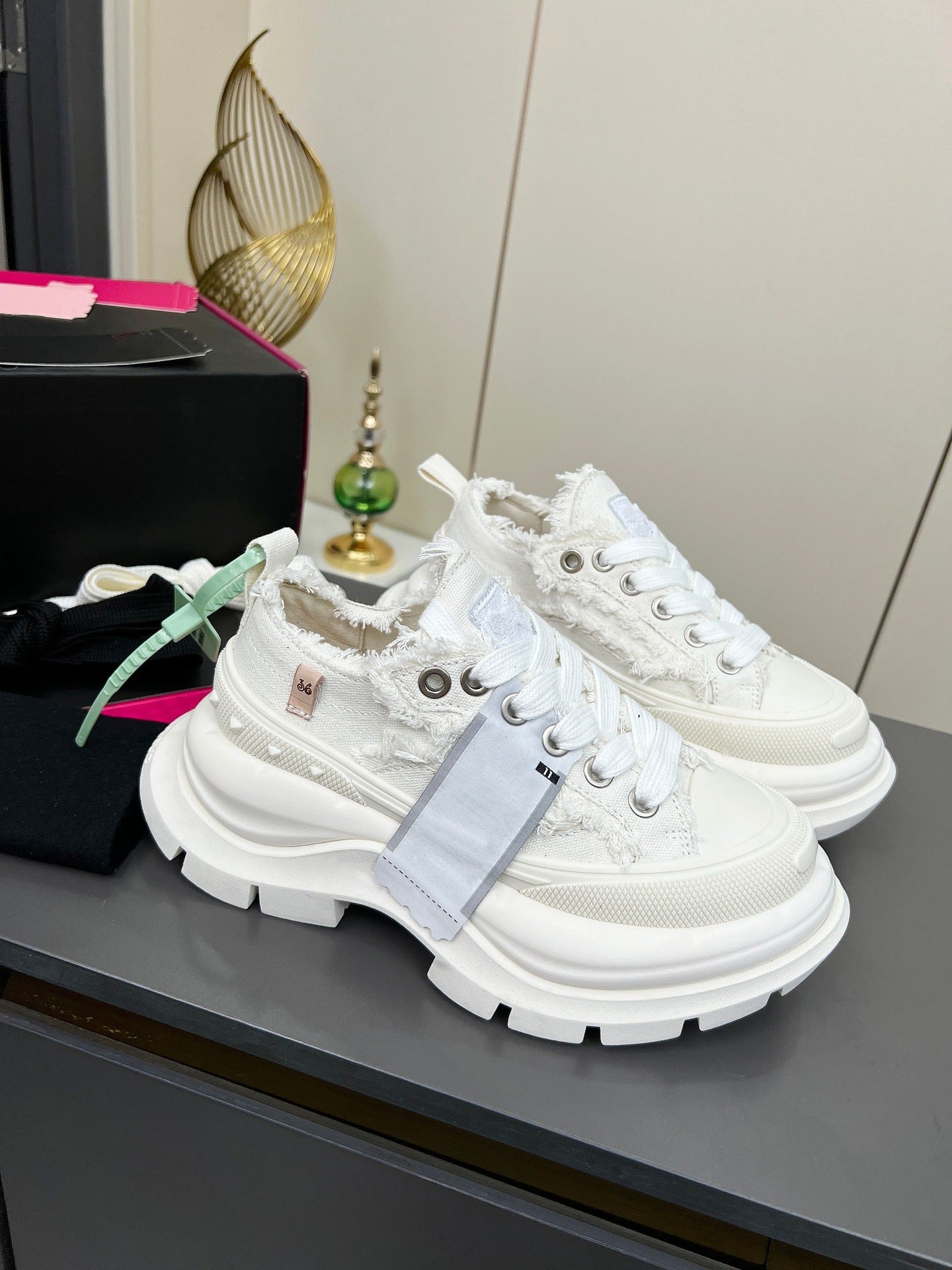 Fashion Platform Beggar Couple Dad Outsole Lace Sports Casual Shoes