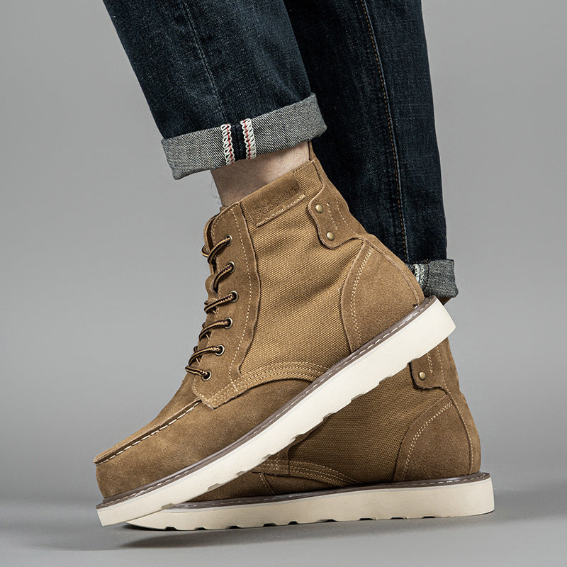 Men's Clothes Plus Size Special Vintage Martin Men's Leather Boots