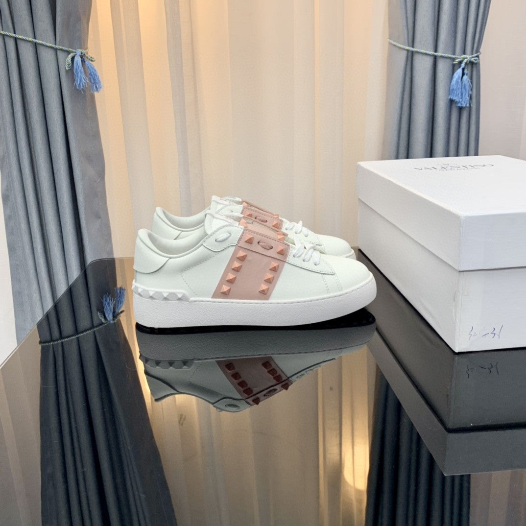 Lovers Versatile White Lightweight Color Matching Sports Casual Shoes