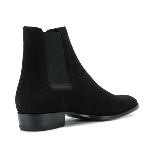 Men's Chelsea Pointed Toe Business Fashion British Men's Shoes