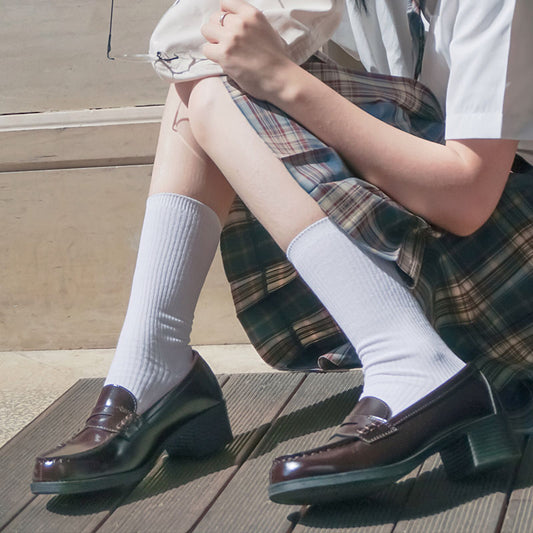 Style Preppy Uniform Middle Female British Women's Fashion Shoes