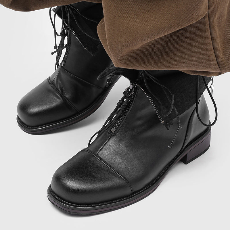 Men's Outdoor Advanced Wandering Nomadic Style Thick Men's Martin Boots