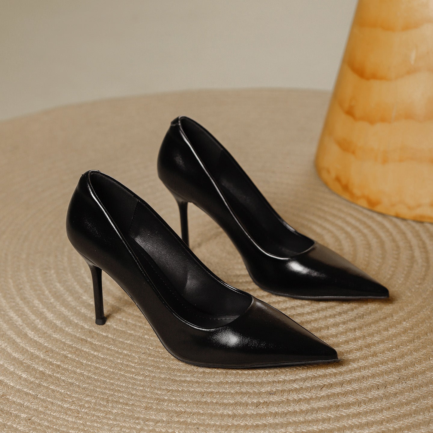 Women's Simple High Autumn Low-cut Stiletto Comfortable Soft Women's Fashion Shoes