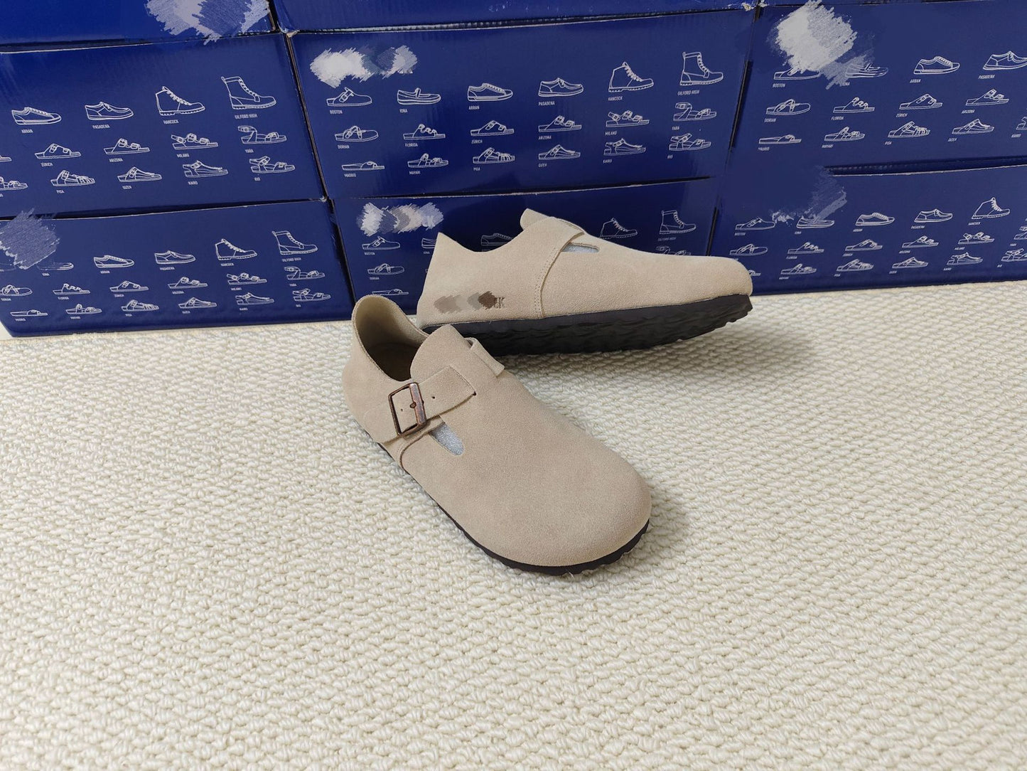 Genuine Cowhide Pure Source Retro Comfort All Inclusive Women's Casual Shoes