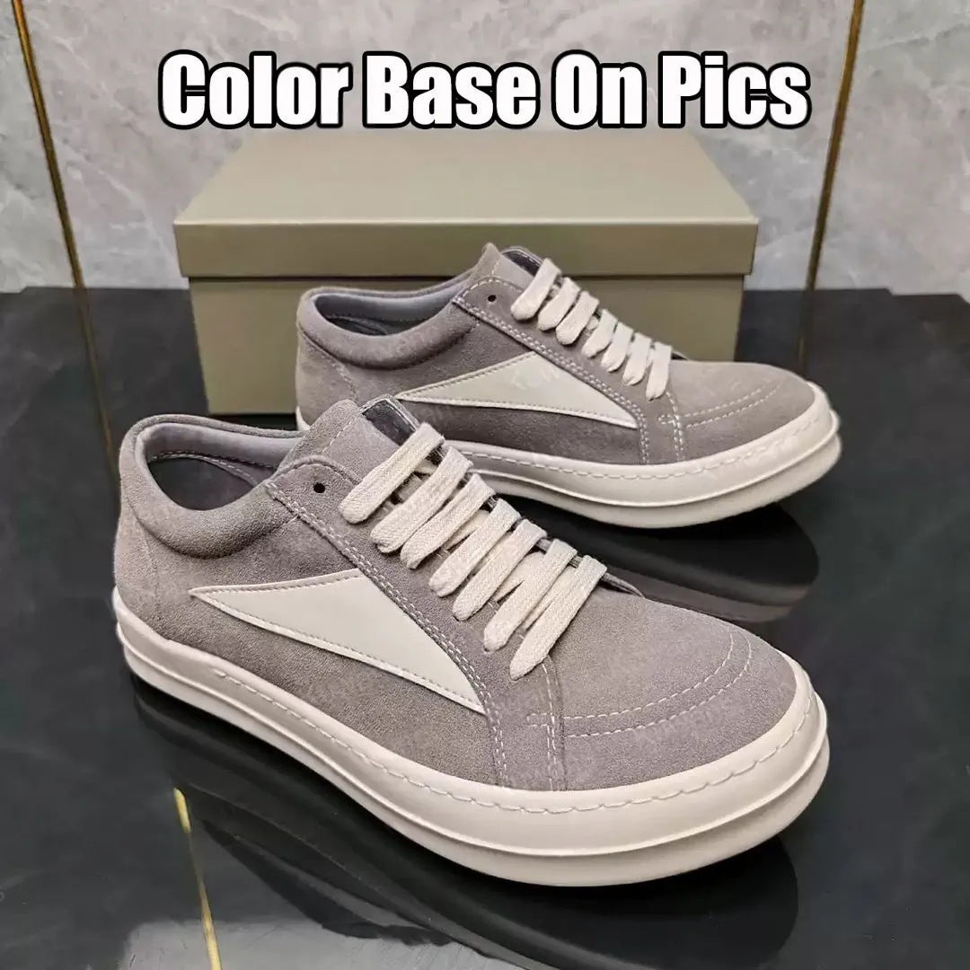 Platform Height Increasing Round Toe High Version Comfortable Casual Shoes