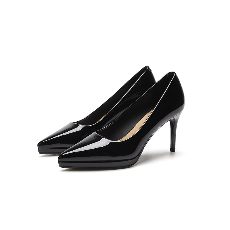 Women's Waterproof Platform High Autumn Pointed Stiletto Heels
