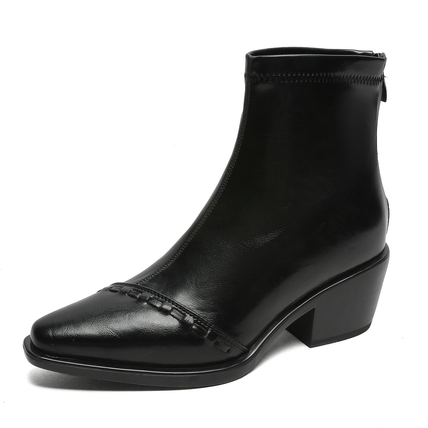 Women's Temperament Short Comfortable Height Increasing Insole Boots