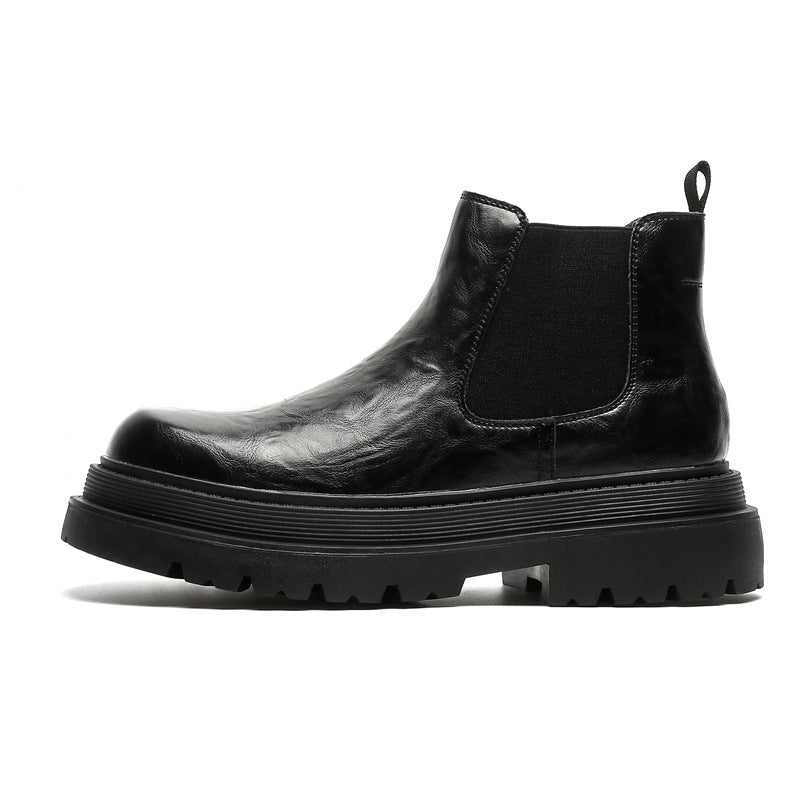 Men's Winter British Style Leisure Chelsea Smoke Men's Martin Boots