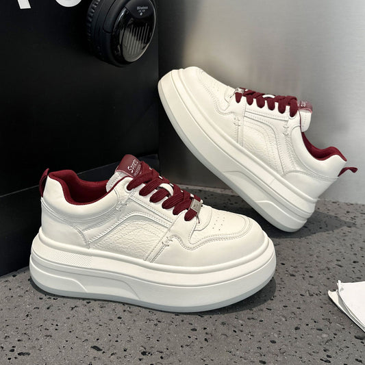 Women's Platform White Autumn Lightweight Soft Sole Women's Sports Shoes