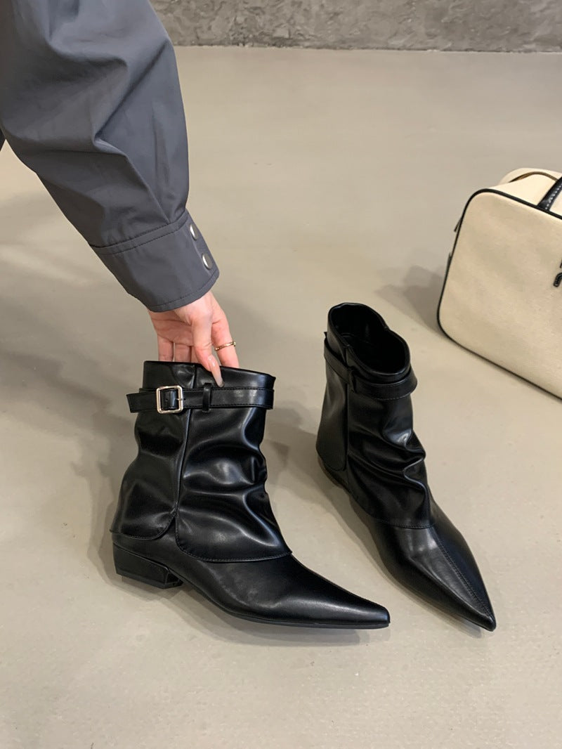 Women's Martin For High Short Fashion Chunky Boots