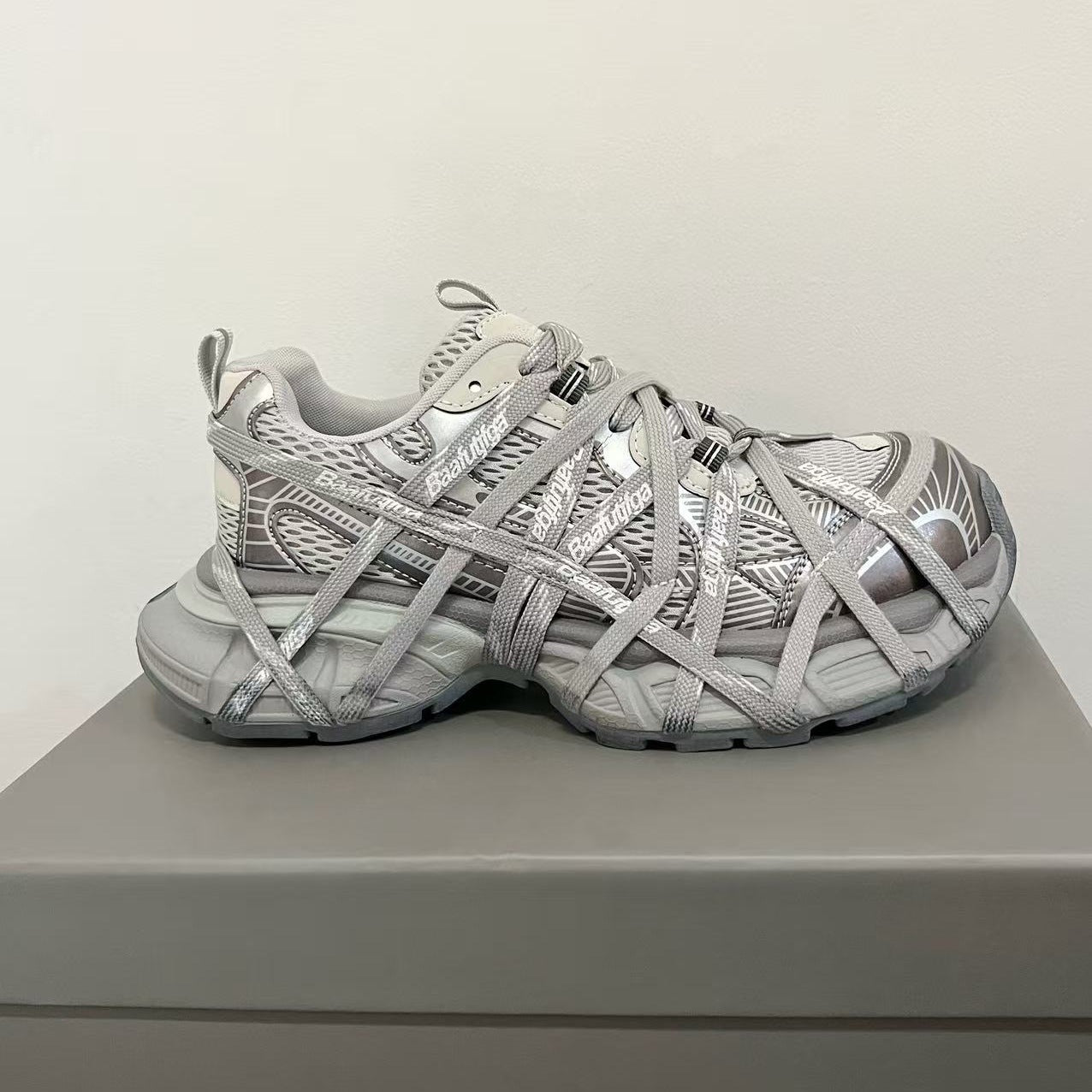 Women's Thick Bottom Spider Web Dad Autumn Fashion Trendy Cool Sports Casual Shoes