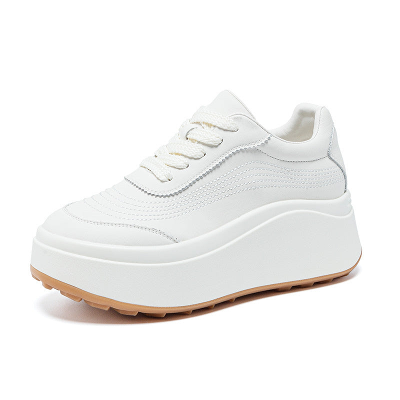 Women's Thick Bottom Heightened Easy Wear Small Sports Casual Shoes