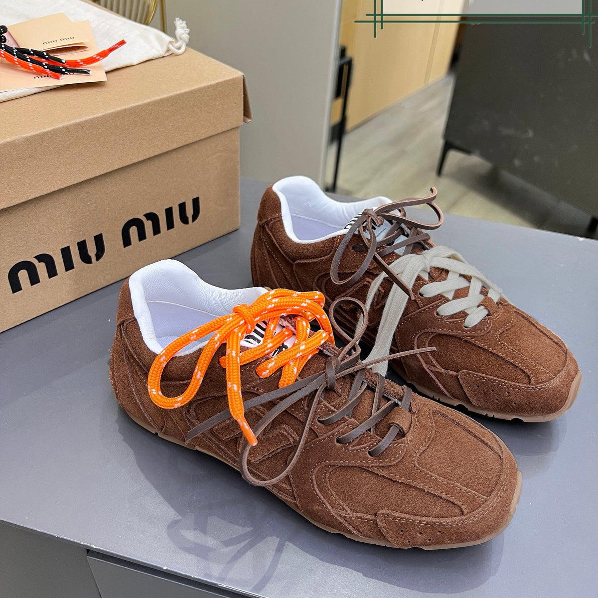 Women's & Men's Cowhide Genuine Retro Daddy Women's Sports Shoes